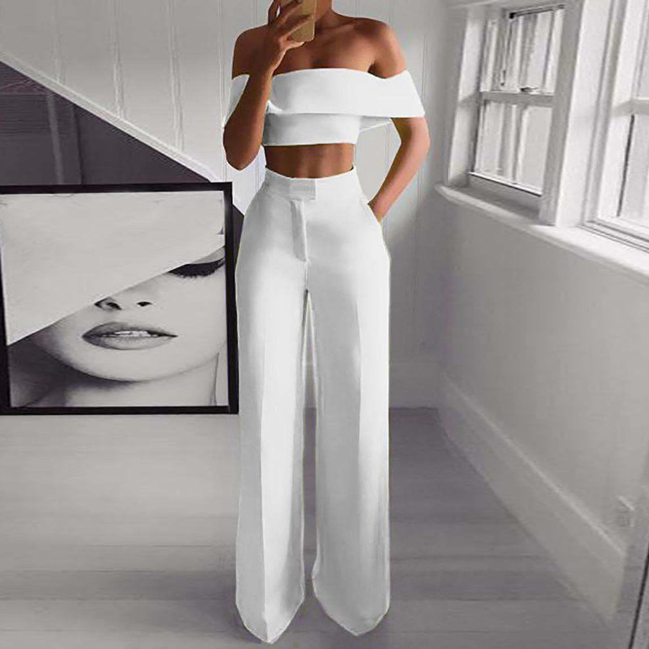 Pants-crop top set - ZIC ZAC